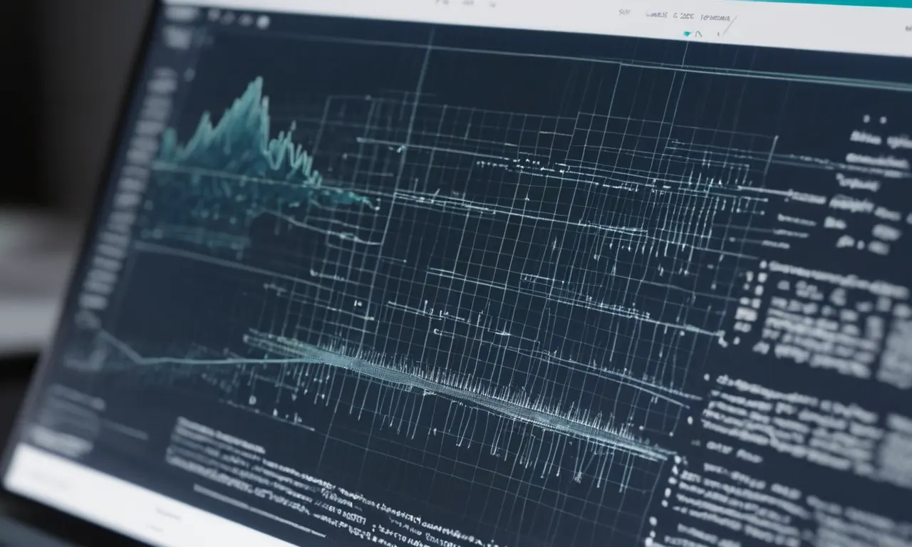 Una pantalla de computadora que muestra una imagen con texturas borrosas