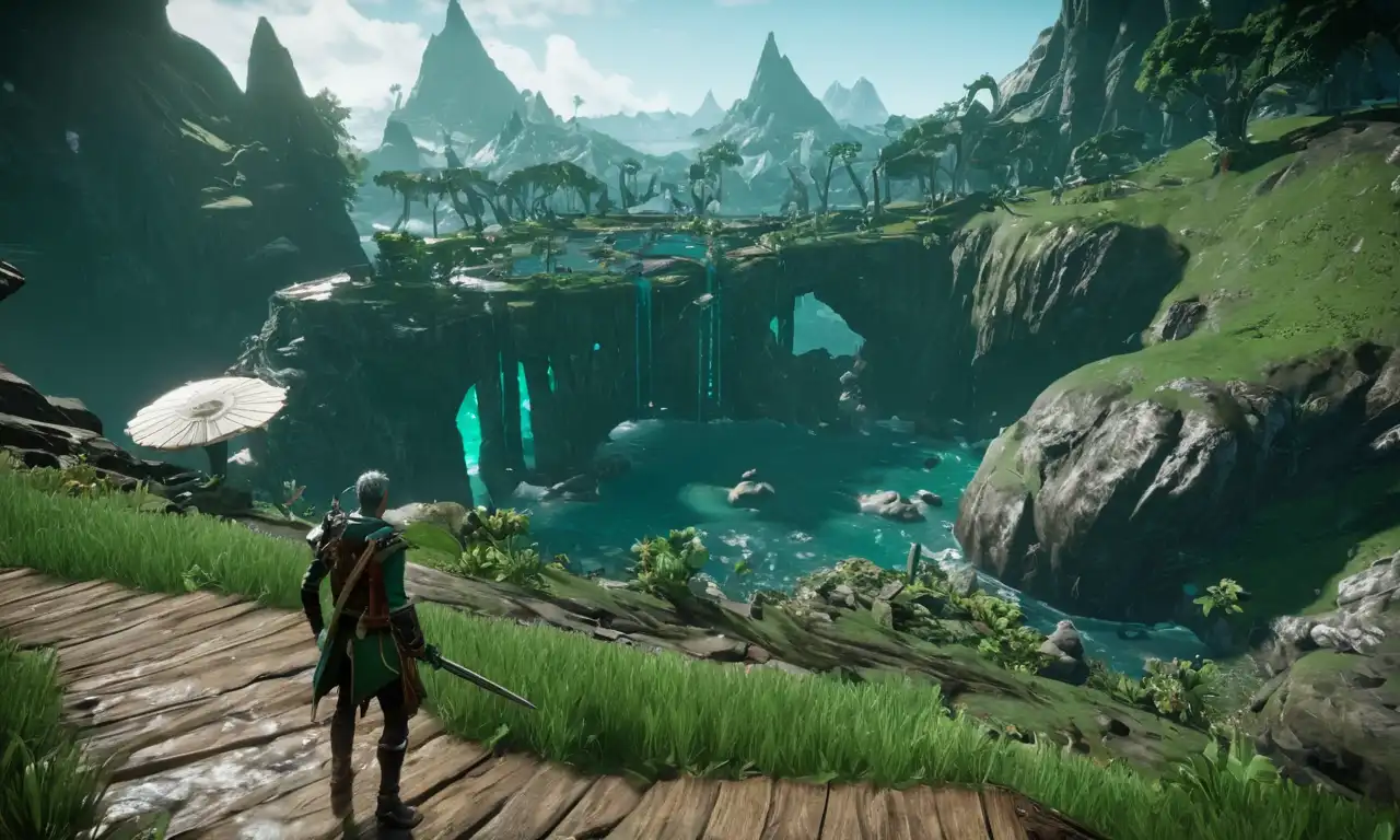Una captura de pantalla del juego cancelado Scalebound, con análisis y expectativas mostrados en una pantalla de computadora.