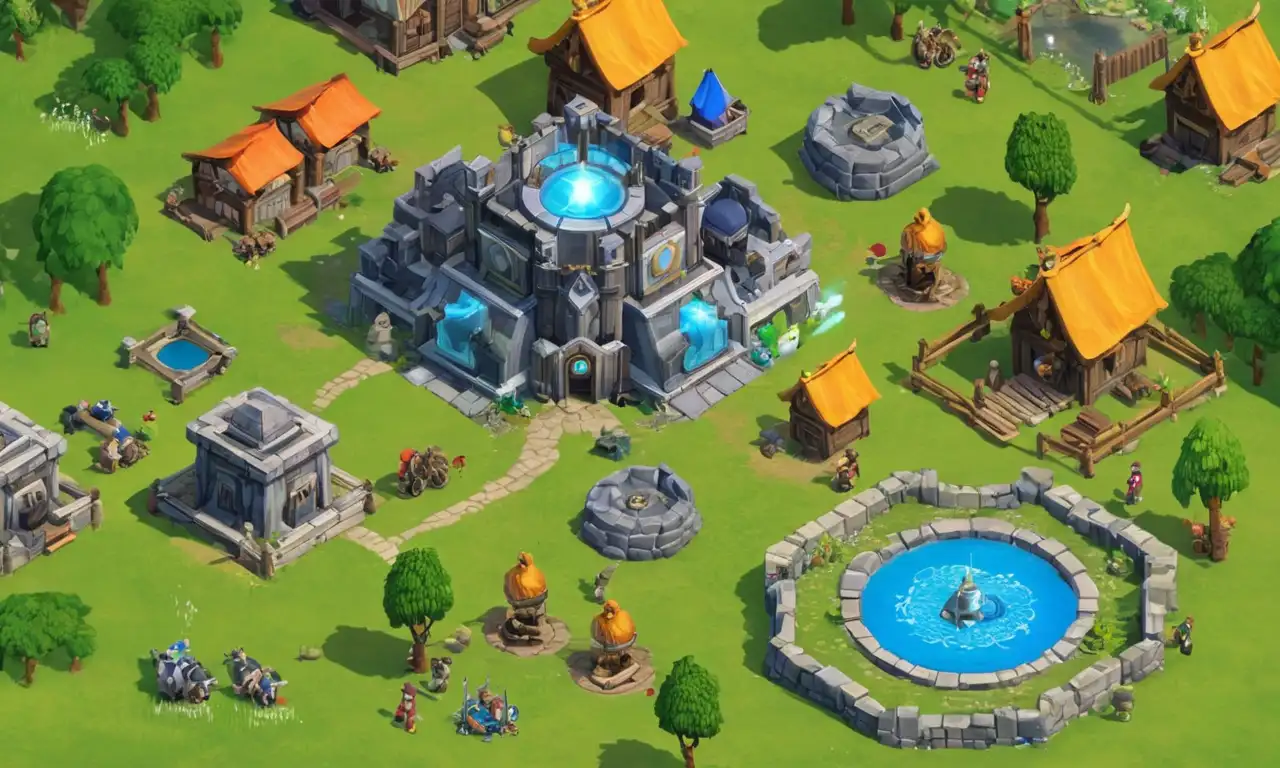 Juegos de estrategia en tiempo real (RTS) con diversas modalidades competitivas y sus características se muestran en una pantalla.