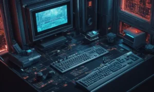 Un disparo de una cámara de cine filmando a un jugador jugando un juego en una consola.