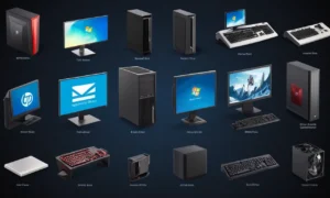 Una tabla de comparación que muestra varias potentes consolas de computadora lado a lado.