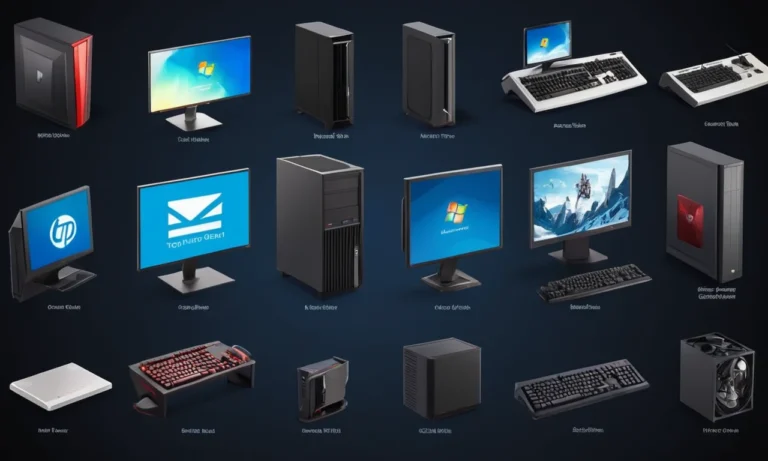 Una tabla de comparación que muestra varias potentes consolas de computadora lado a lado.