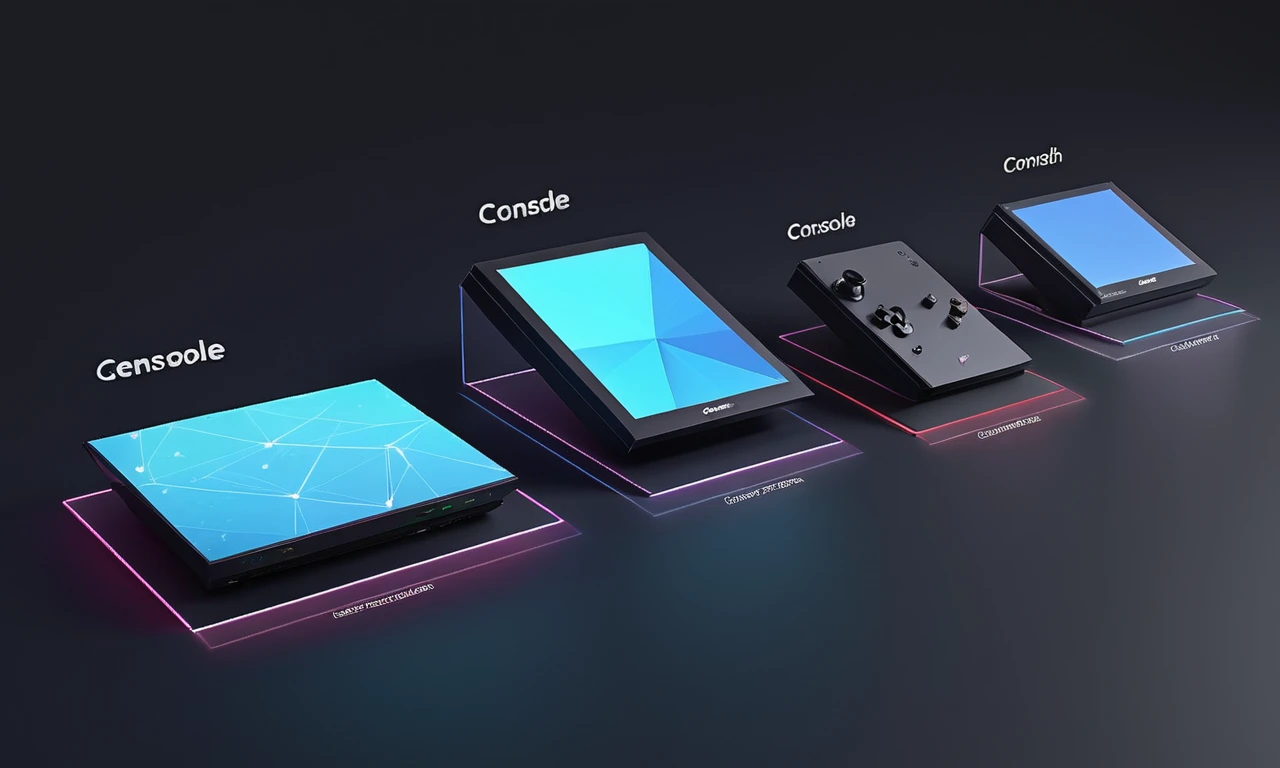 Un gráfico que compara las especificaciones técnicas de varias generaciones de consolas.