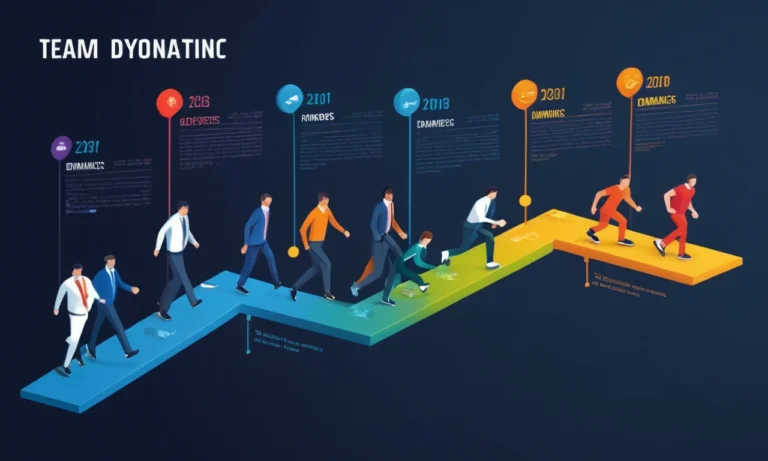Un cronograma que muestra la evolución de las dinámicas de papel de equipo en equipos competitivos con el tiempo.