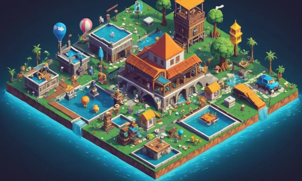 Un montaje de personajes y niveles de videojuegos icónicos que evolucionan a través de las décadas