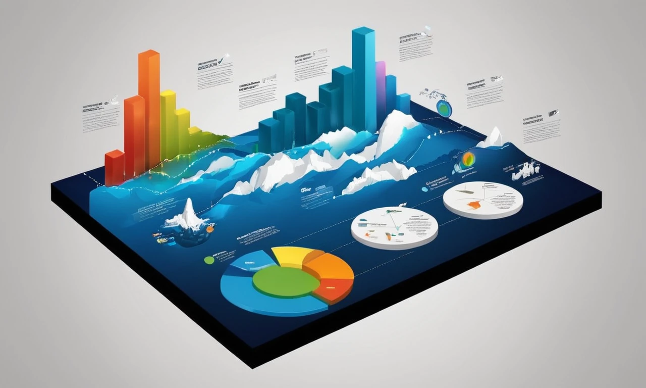 Gráficos e infografías utilizados para visualizar datos e ilustrar temas modernos como el cambio climático