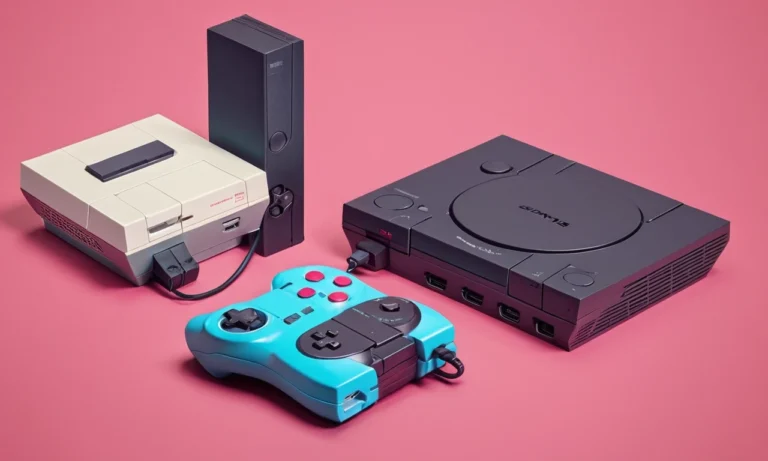 Una imagen de pantalla dividida que compara consolas o personajes antiguos y modernos.