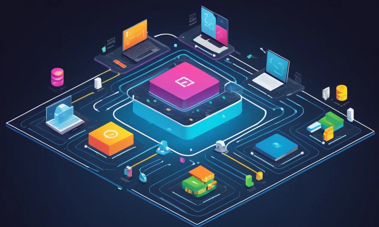 Un diagrama que ilustra el flujo de datos entre un ordenador desarrollador y varias plataformas de distribución.