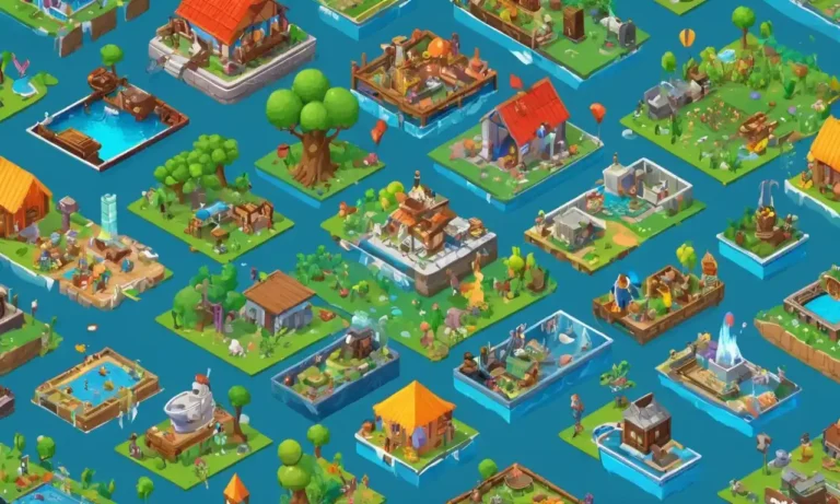 Un montaje de diversos géneros de juego y personajes de varias épocas de historia de juego en múltiples pantallas.