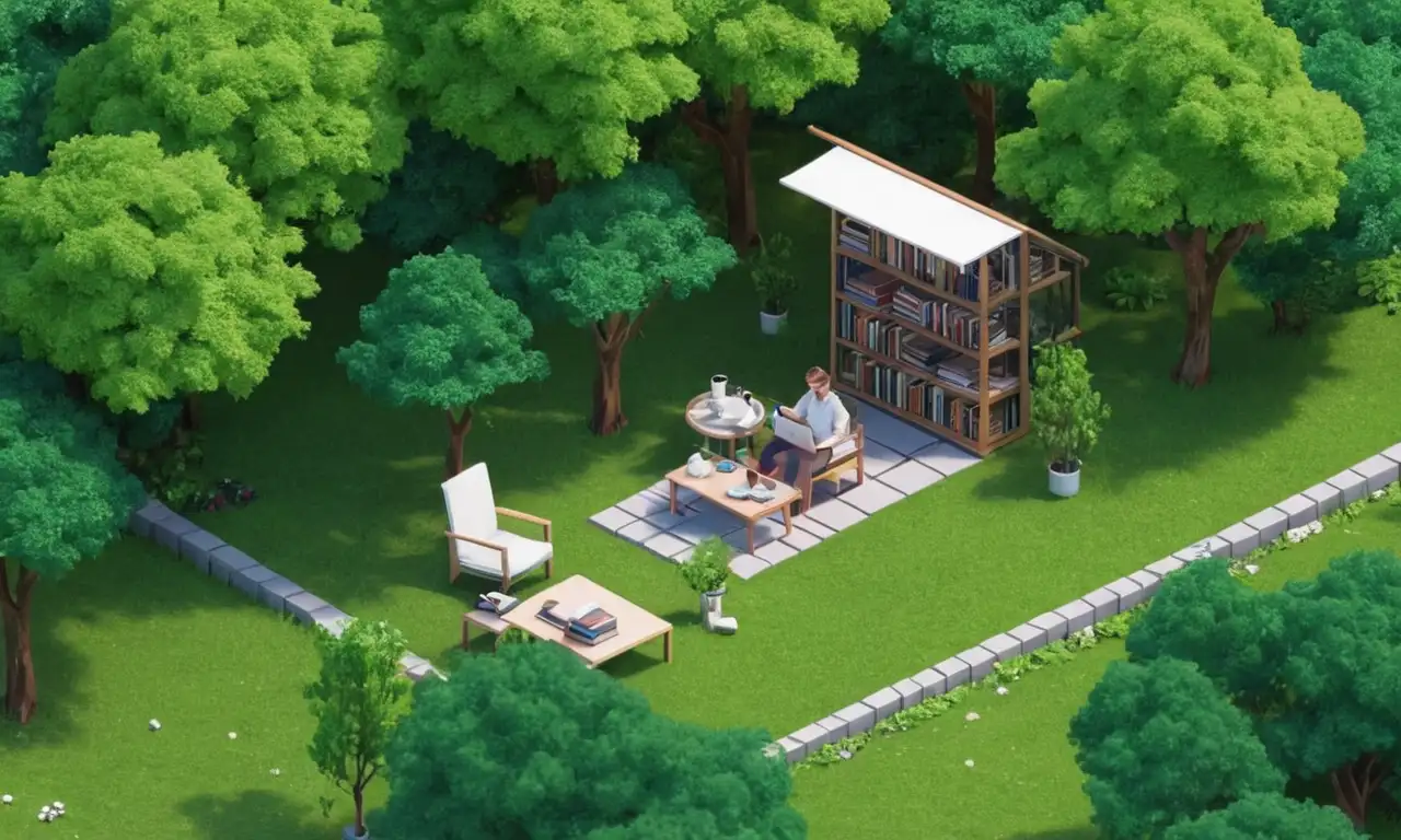 Una persona disfrutando de una vida de alta calidad