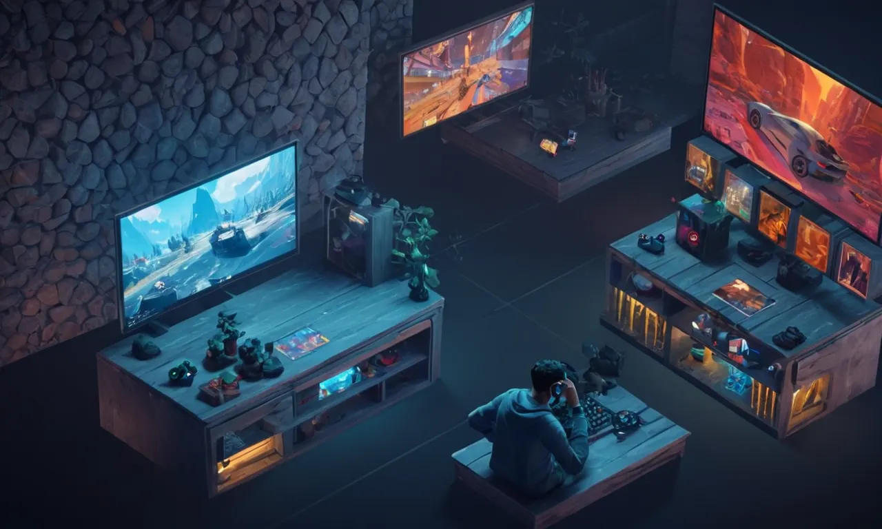 Una imagen que muestra una pantalla dividida, con el lado izquierdo mostrando un jugador decepcionado y el lado derecho mostrando imágenes de juego.