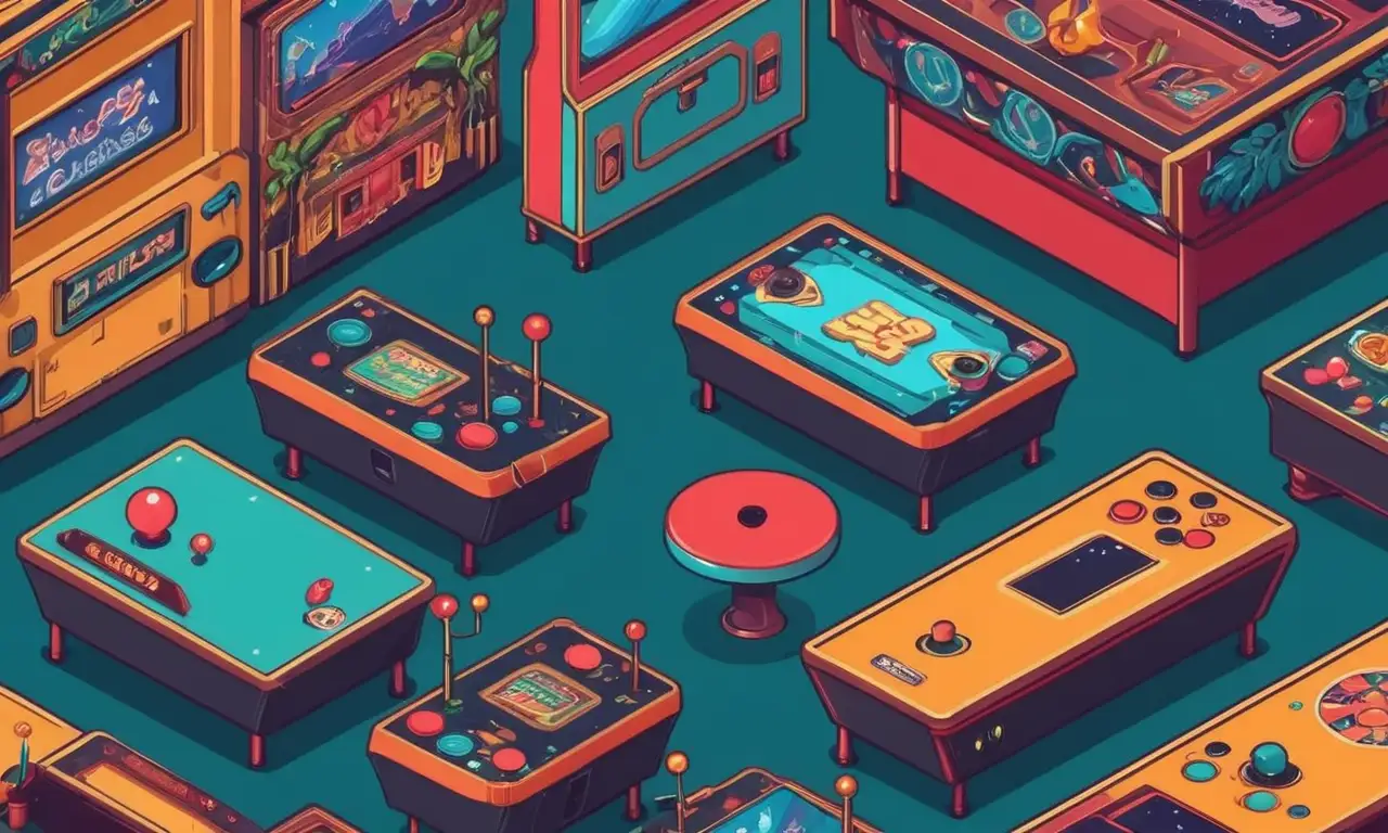 Antiguos juegos de arcade en transición a consolas domésticas.