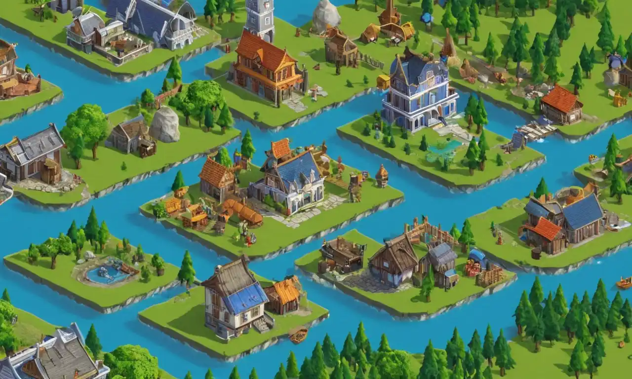 Una serie de capturas de pantalla de varios simuladores de juego de roles en una pantalla de computadora.