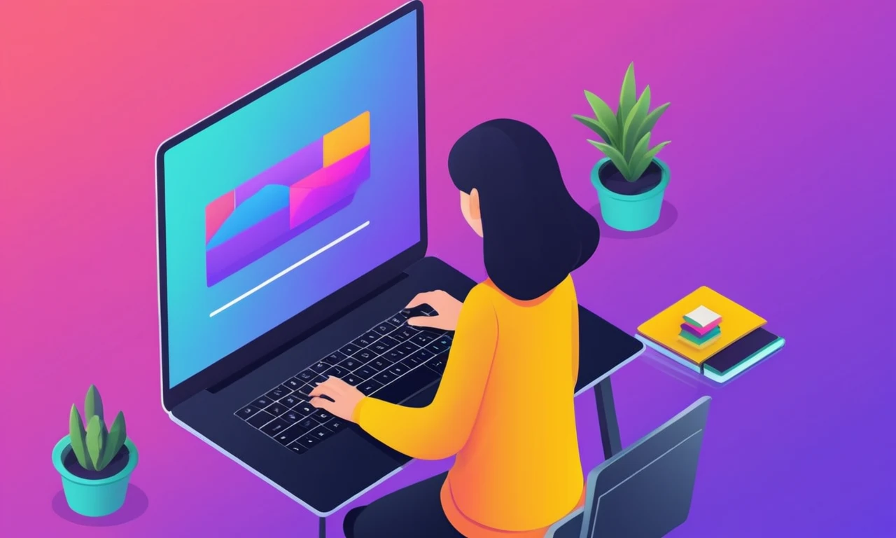 Un diseñador gráfico que revisa tendencias de diseño de moda en una pantalla portátil.