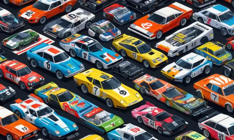 Un collage de antiguas y nuevas cubiertas de juego de carreras