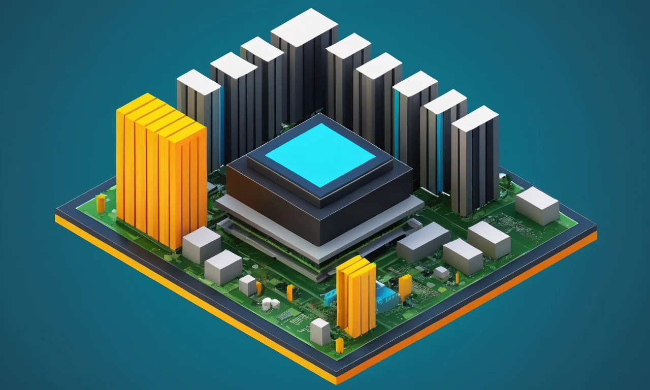 Un diagrama de gráficos de computadora que muestra una memoria de almacenamiento de datos de imagen para renderizar.