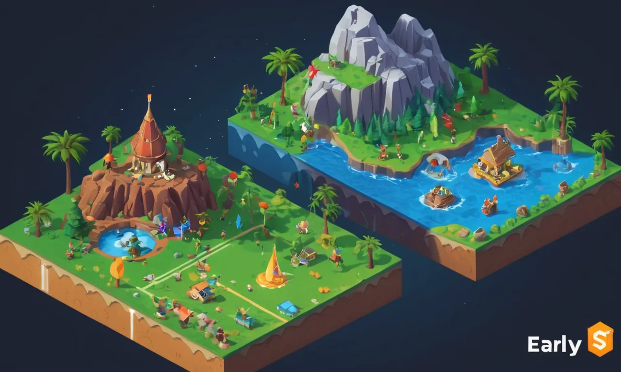 Un gráfico que ilustra la diferencia entre el juego temprano y las estrategias finales del juego en el juego competitivo.