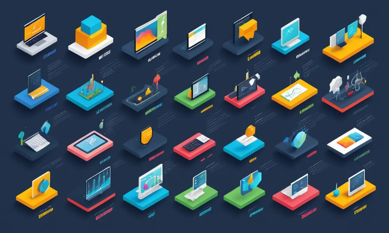 Una infografía que muestra la evolución de los conceptos y herramientas de diseño de interfaz de usuario con el tiempo.