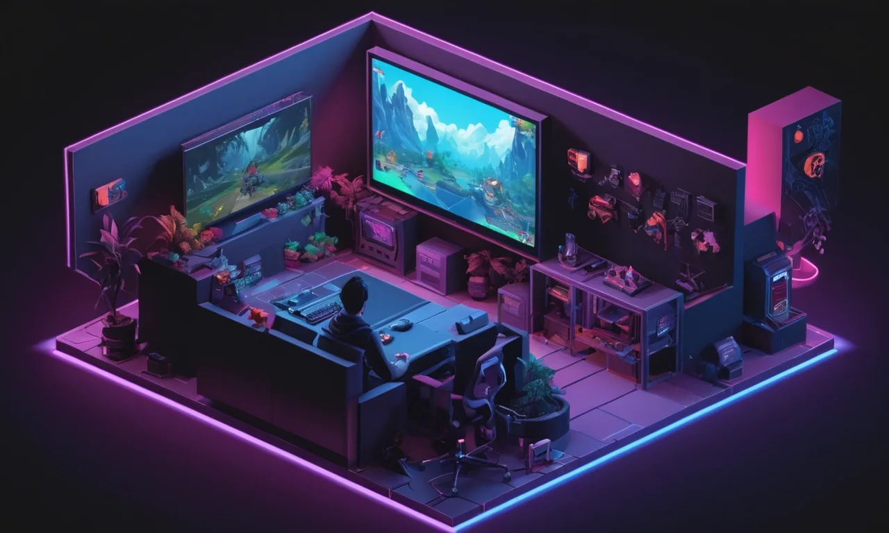 Un jugador interactuando con un prototipo de juego en una consola o PC.