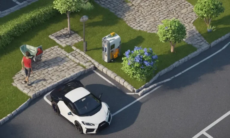 Comparación de pantalla dividida de una modificación personal (izquierda) frente a una modificación pública (derecha).