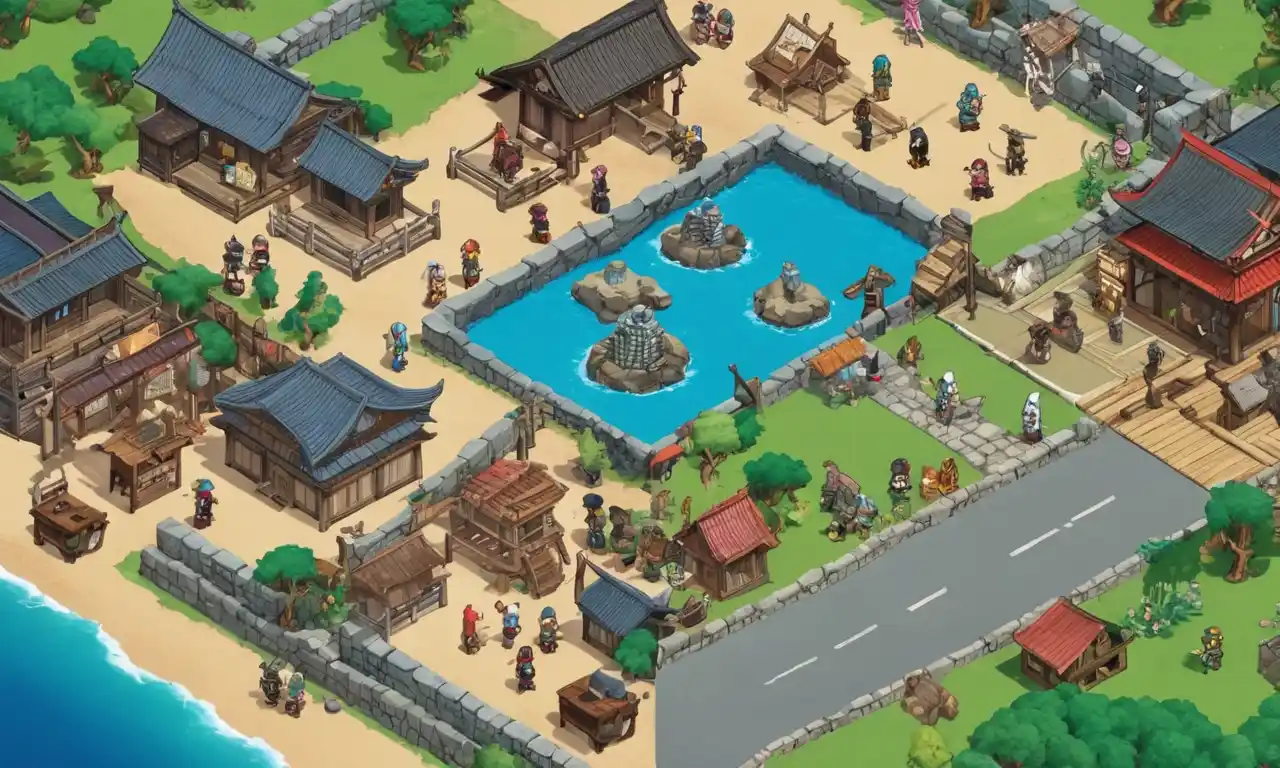 Una imagen de pantalla dividida que compara los juegos de rol occidentales y japoneses (RPGs), con diferencias clave destacadas.