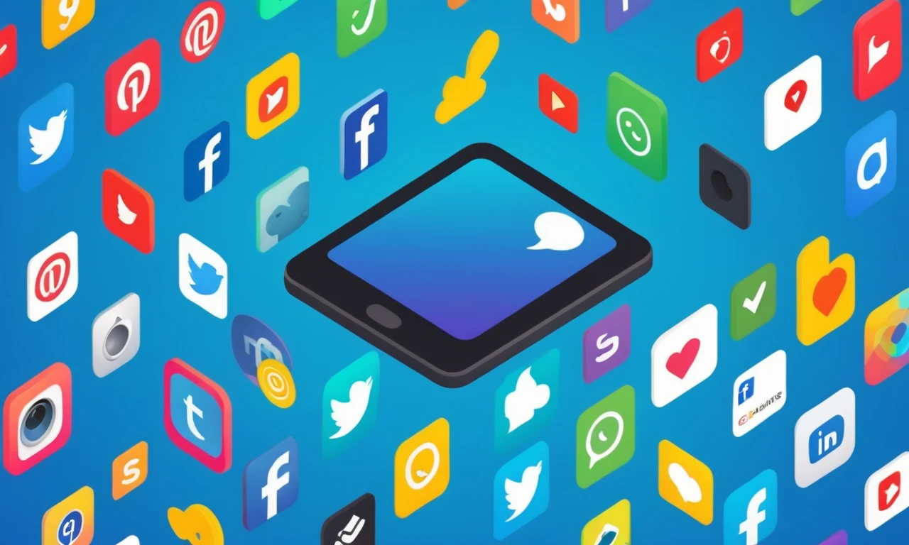 Una pantalla que muestra varias plataformas digitales como redes sociales