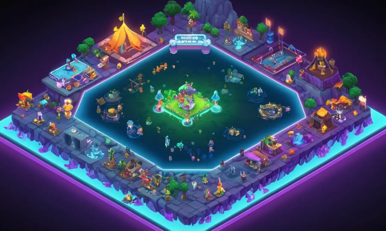 Una pantalla de ordenador de jugadores que muestra un juego modificado con varias opciones de personalización y un fondo con juegos populares que permiten modding.