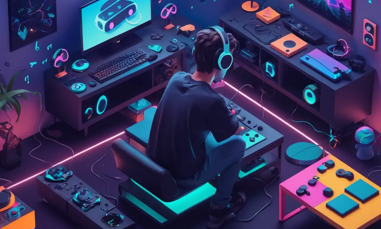 Una persona que lleva auriculares