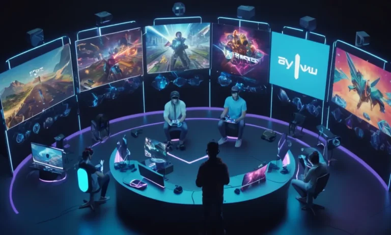 Un joven inmerso en un auricular de realidad virtual