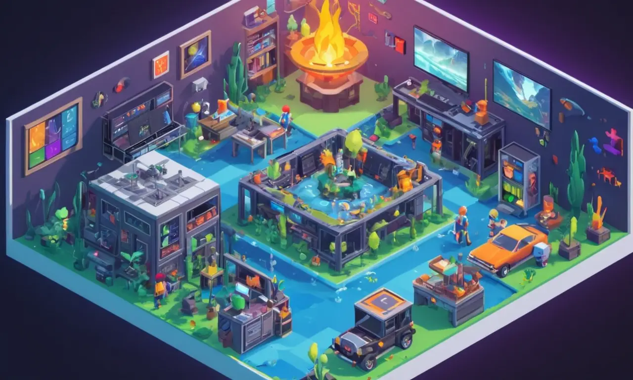 Una pantalla de computadora que muestra varios mods de juego que se están creando utilizando herramientas de software modernas.