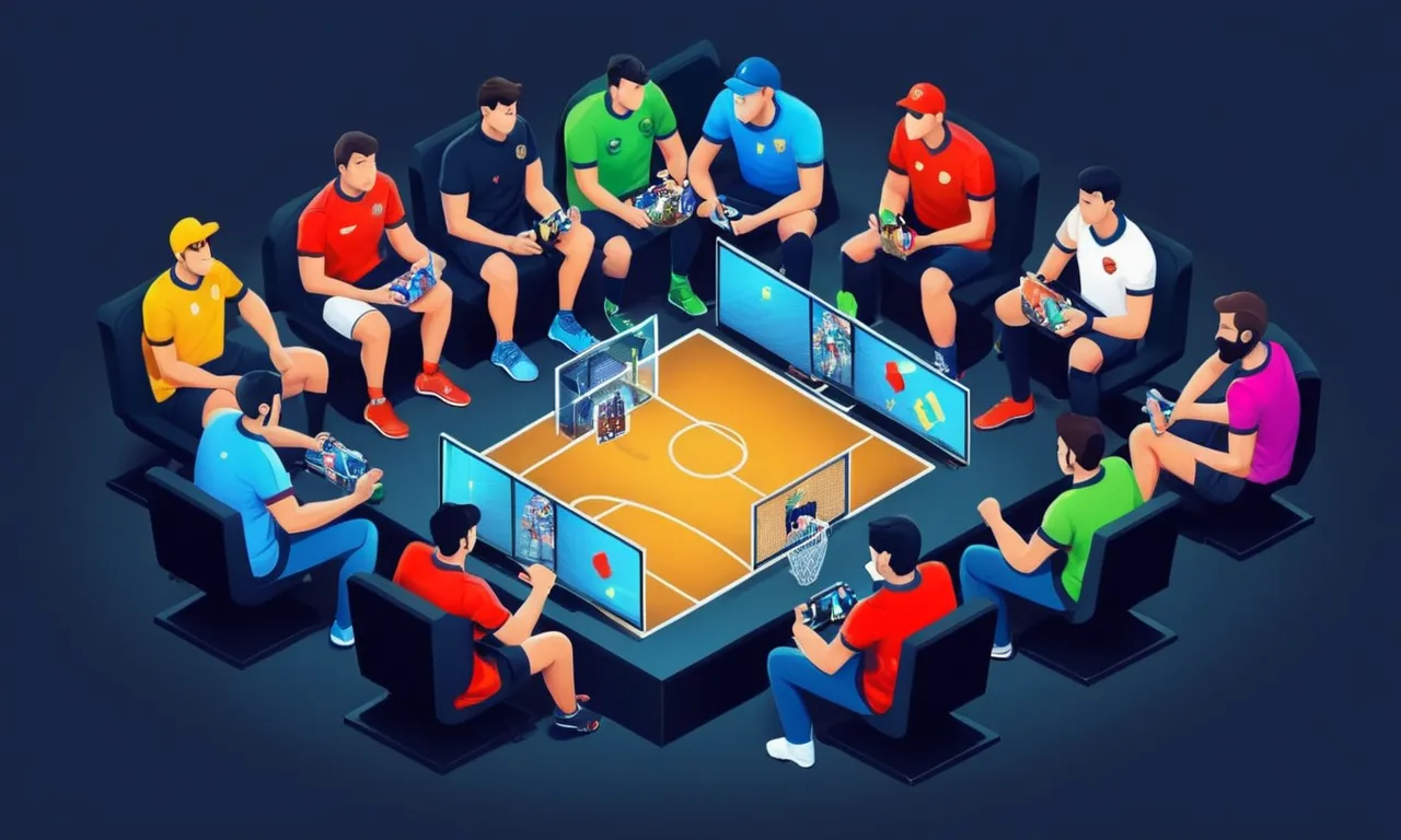 Jugadores profesionales de diferentes equipos sentados juntos