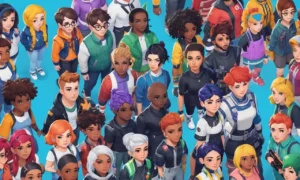 Un grupo diverso de personajes no binarios de diferentes videojuegos