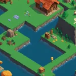 Evolución del arte pixel a gráficos realistas en videojuegos ilustrados por comparaciones lado a lado en pantallas.