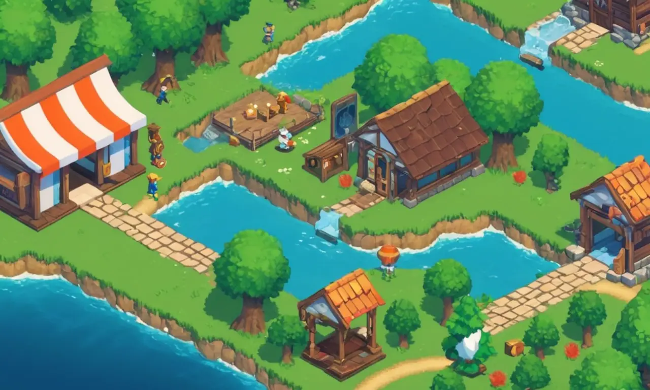 Evolución de videojuegos como medio artístico exhibido a través de personajes de juego icónicos y capturas de pantalla de diferentes épocas.