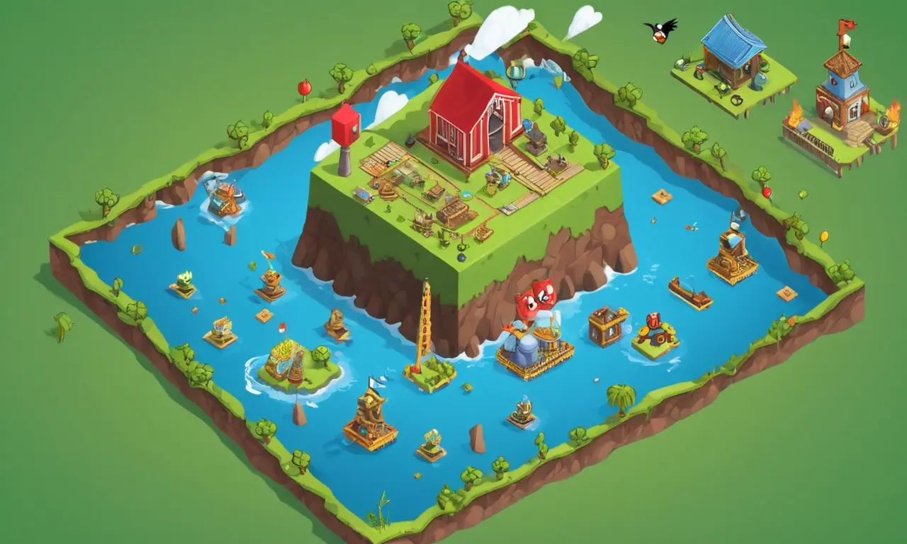 Un gráfico que muestra el impacto significativo en las ventas de la industria de juegos móviles después de la liberación de Angry Birds.