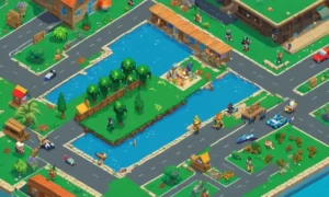 Una imagen de pantalla dividida que compara personajes icónicos de películas/TV con sus contrapartes de videojuegos