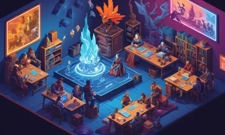 Scholars derramando libros sobre el diseño del juego y la teoría