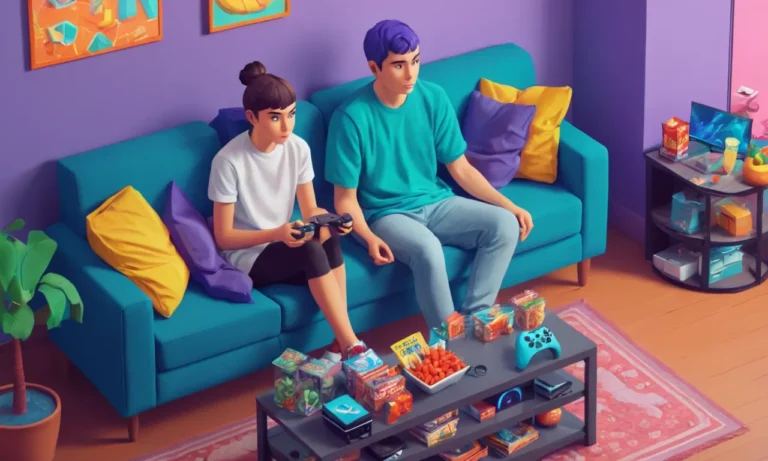 Una persona sentada en un sofá