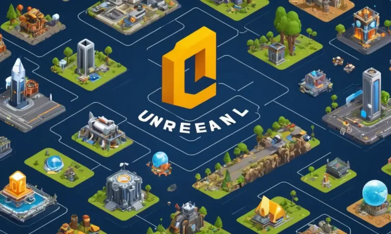 Un gráfico que muestra varios motores de videojuegos como Unreal Engine y Unity